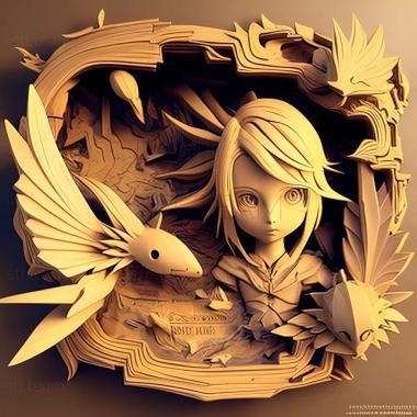 3D model World of Final Fantasy game (STL)